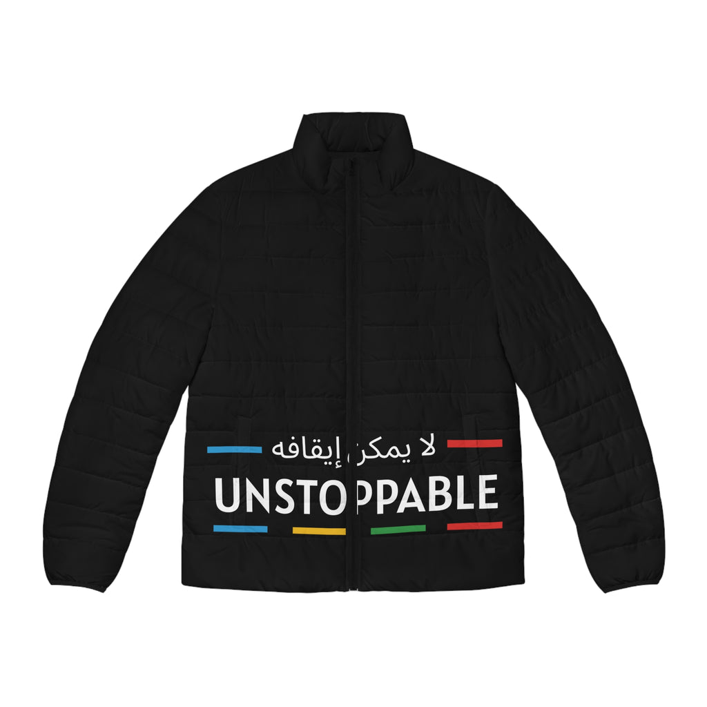 UNSTOPPABLE Men's Puffer Jacket (AOP)