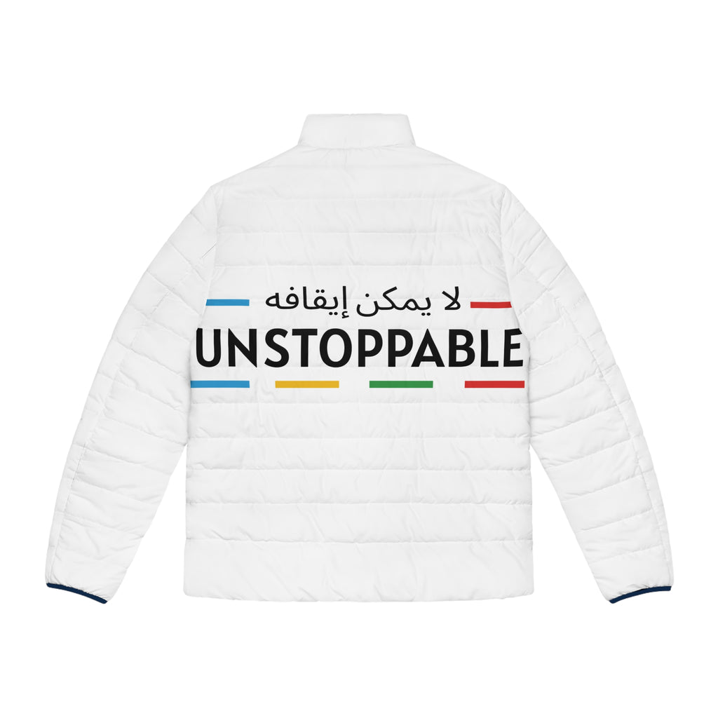 UNSTOPPABLE Men's Puffer Jacket (AOP)