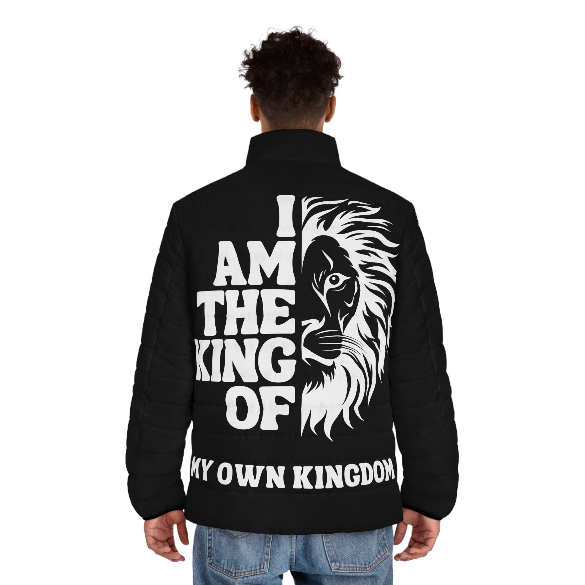 UNSTOPPABLE Men's Puffer Jacket (AOP)