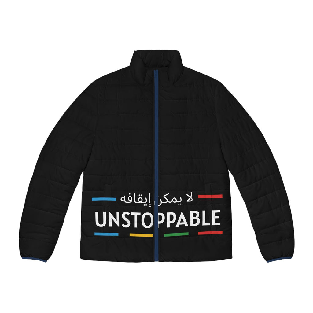UNSTOPPABLE Men's Puffer Jacket (AOP)