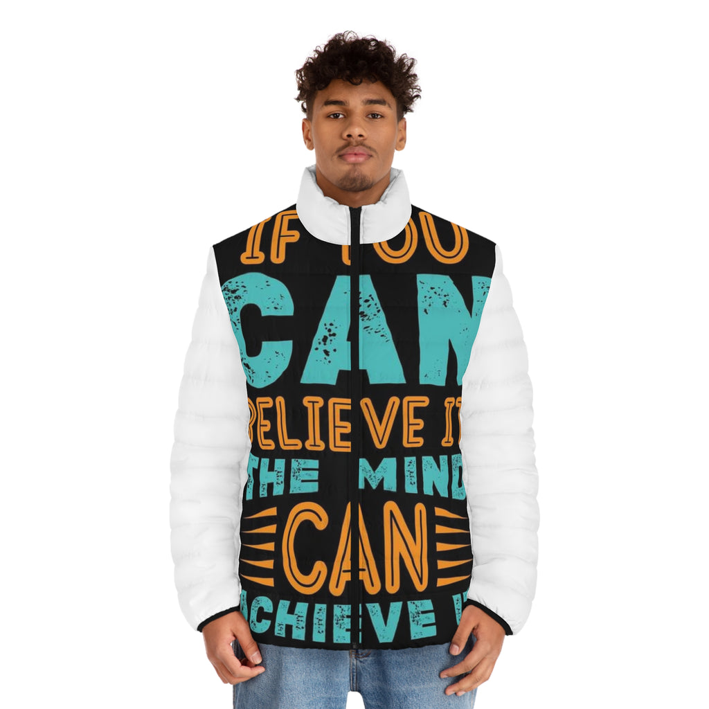 UNSTOPPABLE Men's Puffer Jacket (AOP)