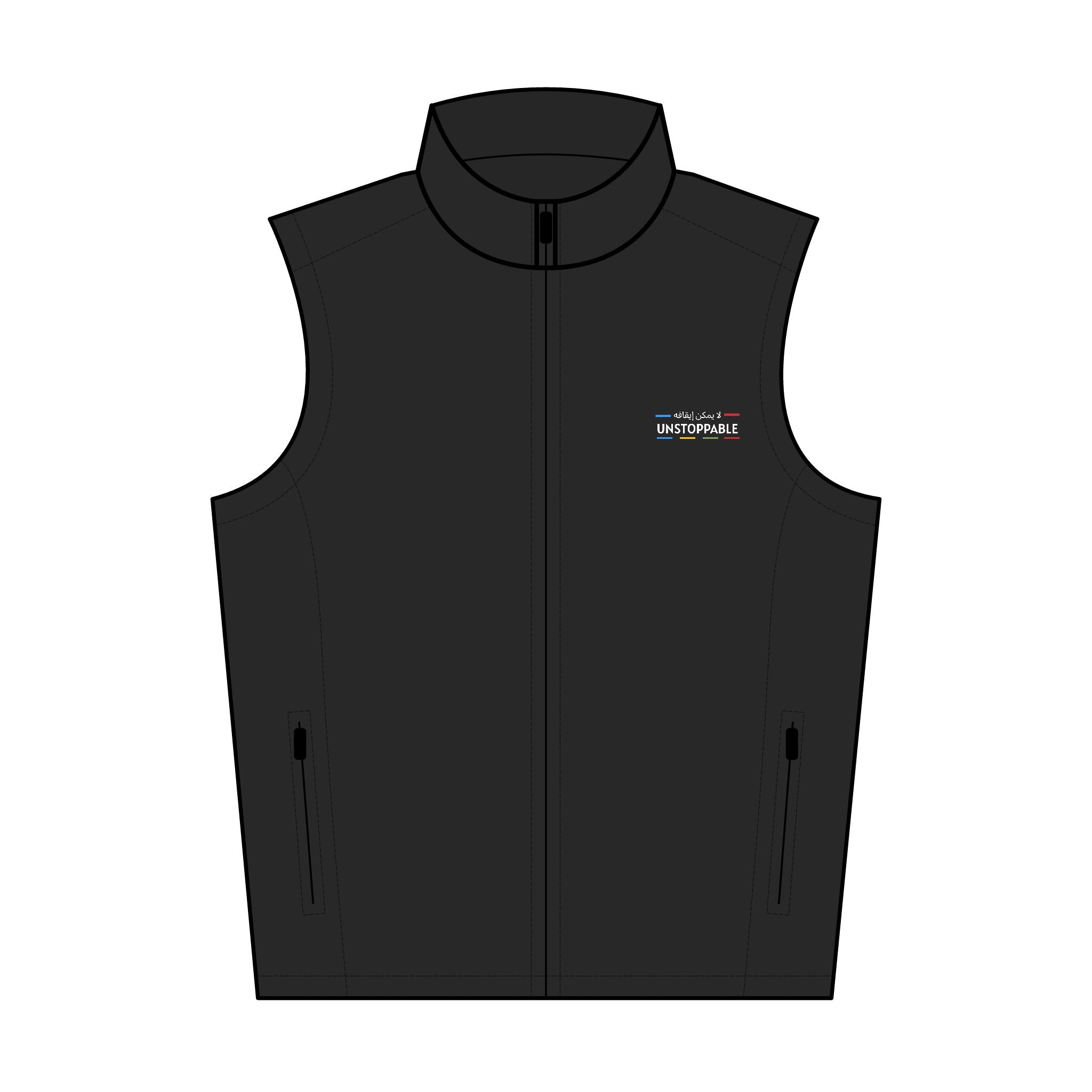 UNSTOPPABLE Men's Core Soft Shell Vest (Embroidery)