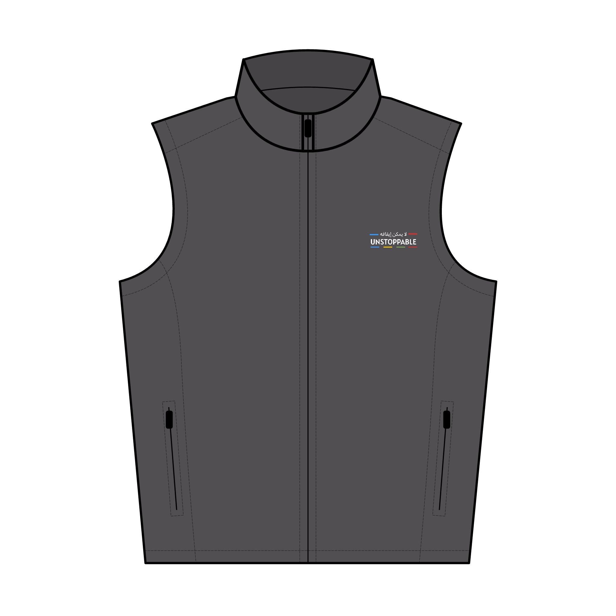UNSTOPPABLE Men's Core Soft Shell Vest (Embroidery)