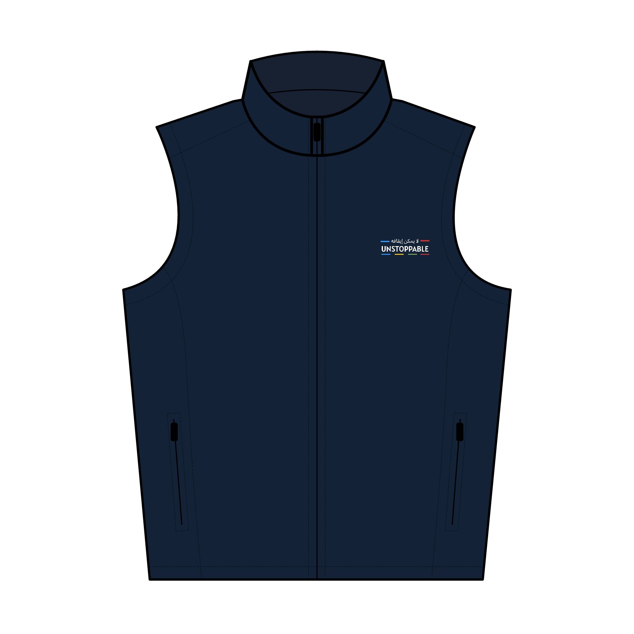 UNSTOPPABLE Men's Core Soft Shell Vest (Embroidery)