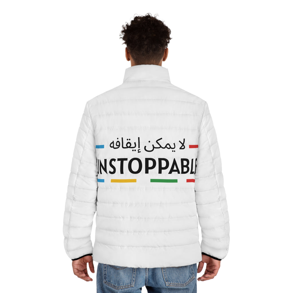 UNSTOPPABLE Men's Puffer Jacket (AOP)